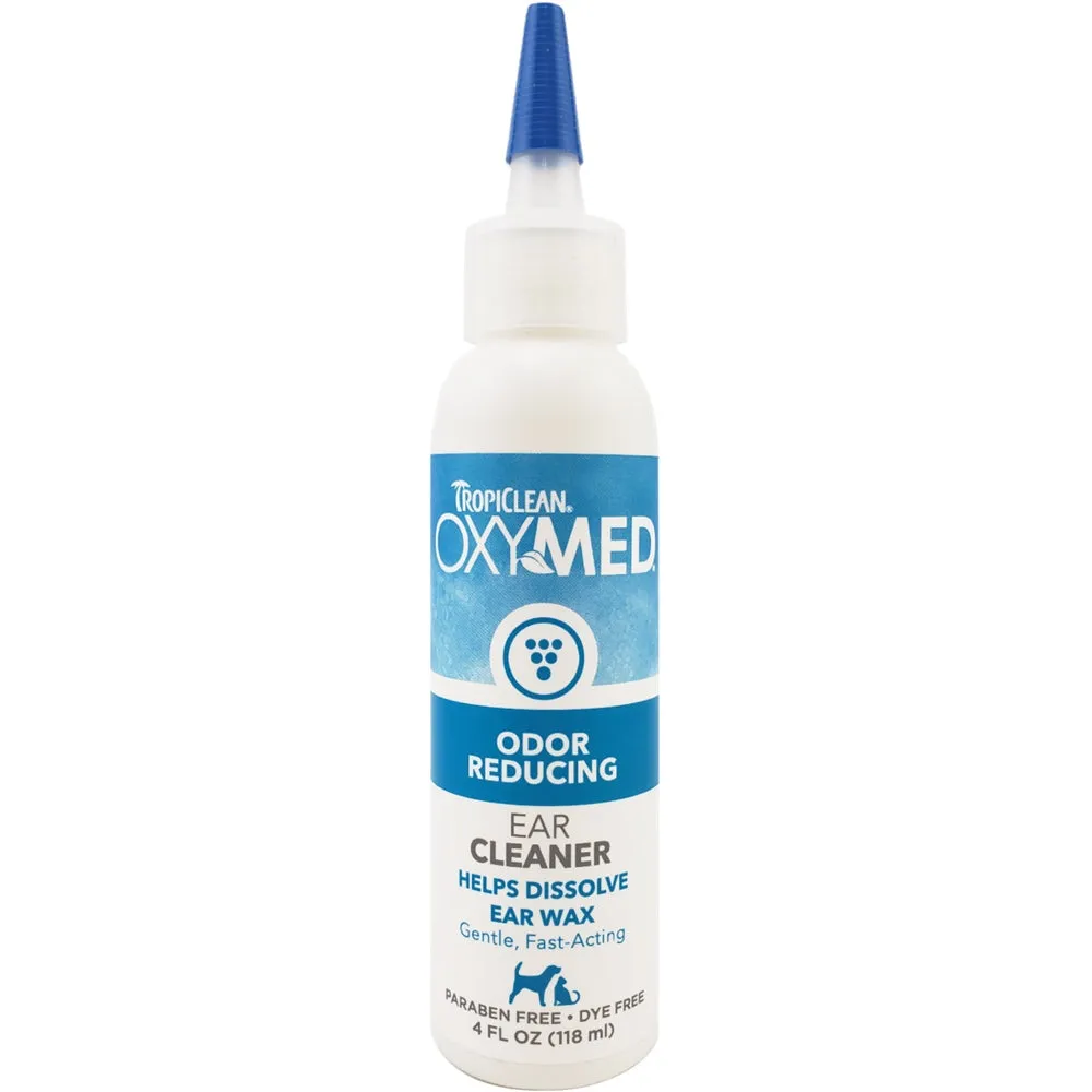 15% OFF: Tropiclean OxyMed Odor Reducing Ear Cleaner for Cats & Dogs 4oz