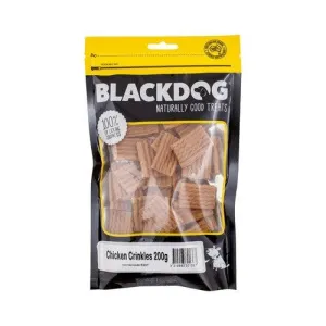 200gm Blackdog Chicken Crinkles Treat