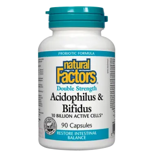 Acidophilus & Bifidus  Double Strength 10 Billion Active Cells Capsules