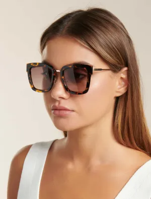 Amelia Angled Square Sunglasses