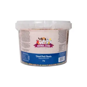 Animalzone Parrot Fruit Chunks Value Tub Bird Food 3kg