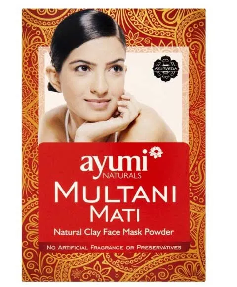 Ayumi Naturals Multani Mati Natural Skin Clay & Face Cleanser Mud Mask 100g