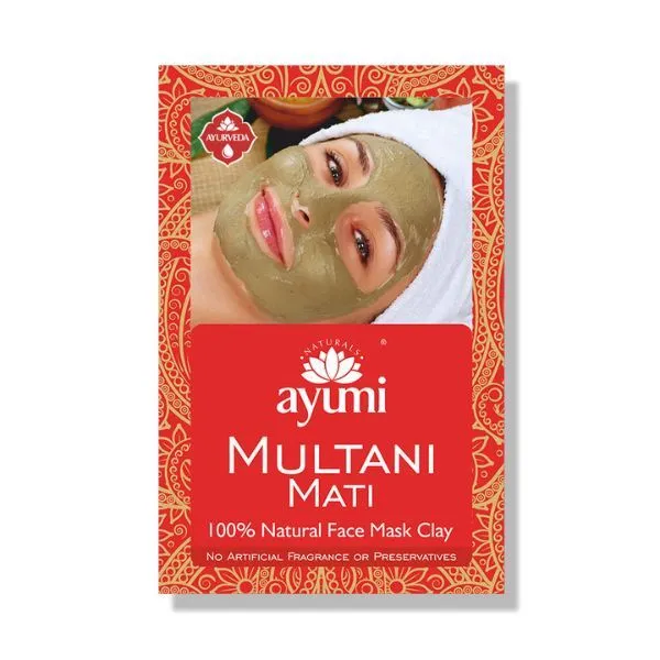 Ayumi Naturals Multani Mati Natural Skin Clay & Face Cleanser Mud Mask 100g