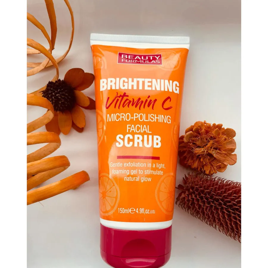 Beauty Formulas Brightening Micro Polishing Facial Scrub With Vitamin C 150ml