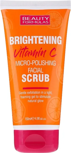 Beauty Formulas Brightening Micro Polishing Facial Scrub With Vitamin C 150ml