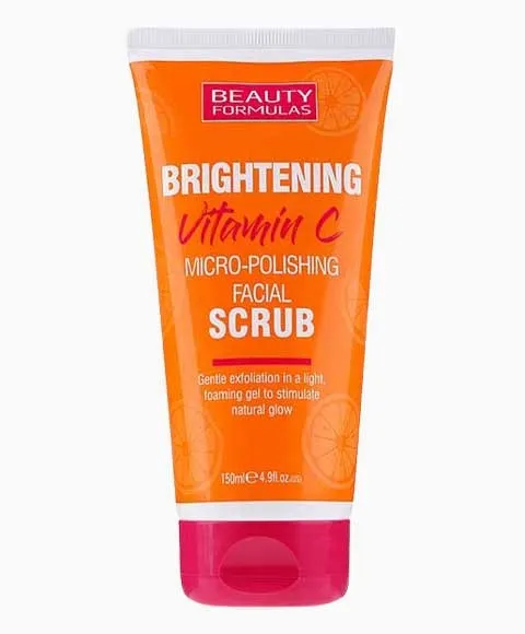 Beauty Formulas Brightening Micro Polishing Facial Scrub With Vitamin C 150ml