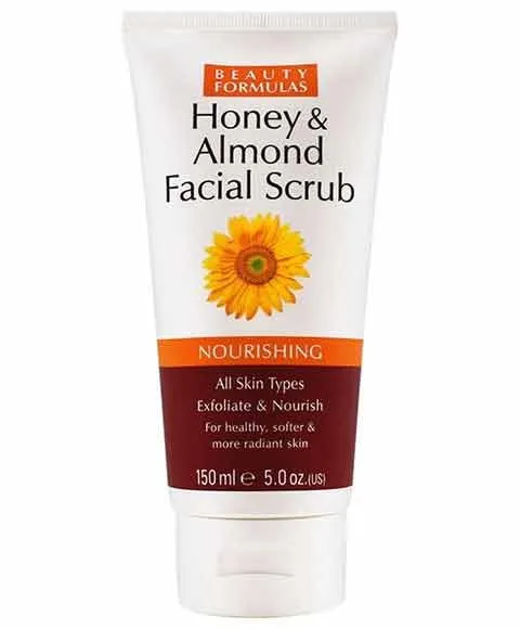 Beauty Formulas Honey And Almond Nourishing Facial Scrub 150ml