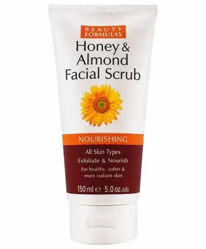 Beauty Formulas Honey And Almond Nourishing Facial Scrub 150ml