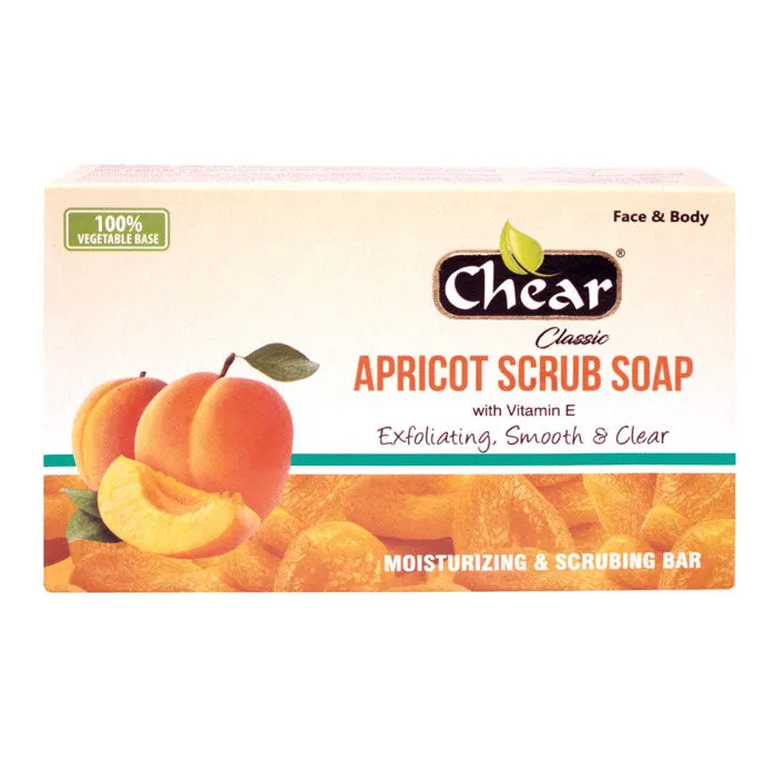 Chear Classic Apricot Scrub Soap with Vitamin E 150g