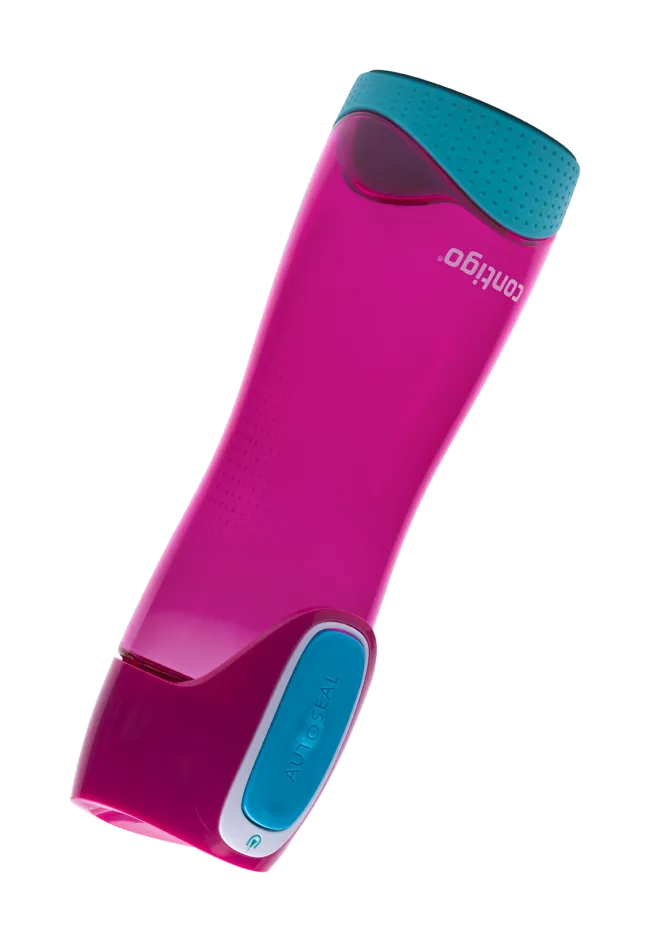 Contigo Autoseal Swish Water Bottles 17oz - Magenta/Sky Blue