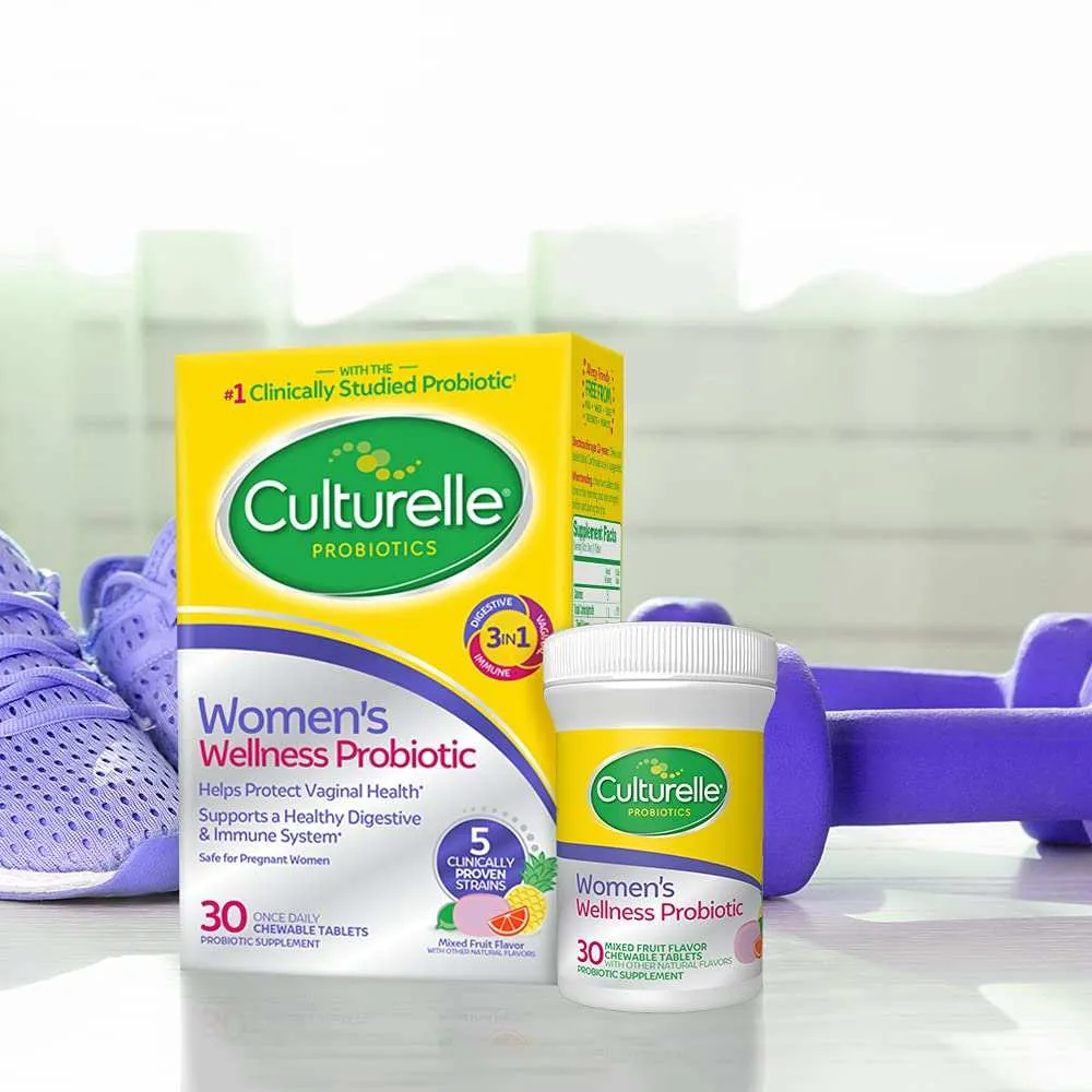 Culturelle Women’s Wellness Daily Chewable Probiotics - 30 Ct