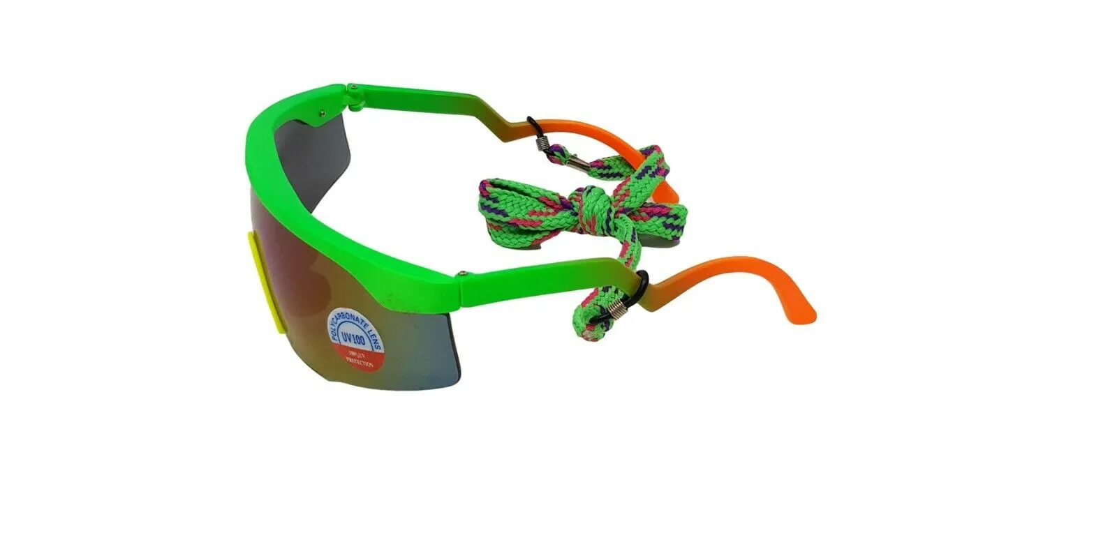 Cycling & Running Sunglasses, Multi Coloured Frame And Lenses, UV Sun Protection