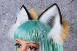 faux fur fox ear headband wolf ear kitten ear faux cat ear neko ear petplay animal ear kitten play ear anime cosplay ear kittenplay ear ddlg