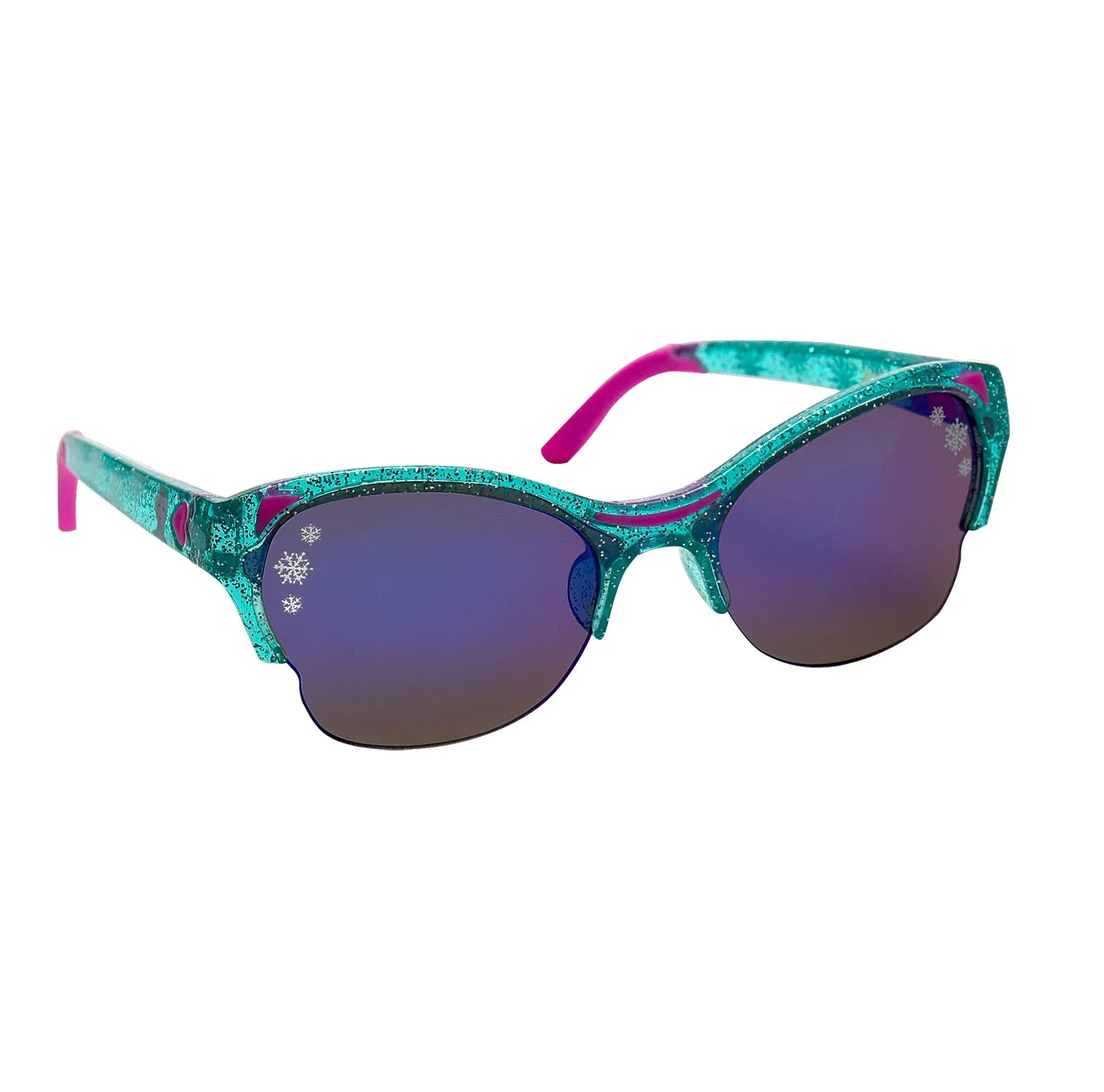 Frozen Blue and Pink Drop Lens Arkaid Sunglasses