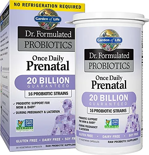 Garden of Life Dr. Formulated Probiotics Once Daily Prenatal 30 Veg Capsules