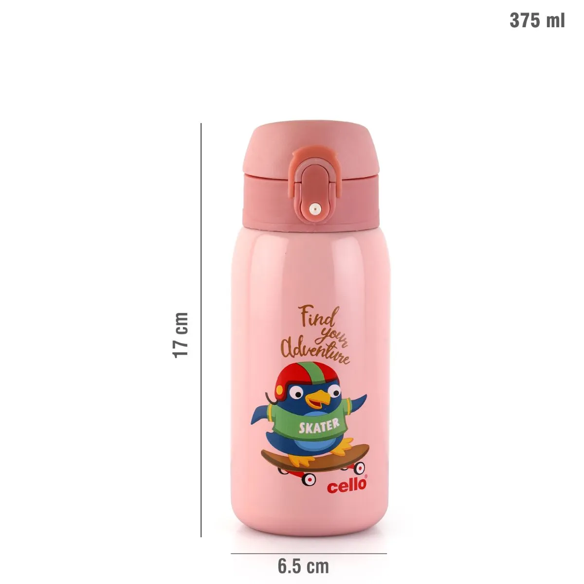 Junior 375 Hot & Cold Stainless Steel Kids Water Bottle, 375ml