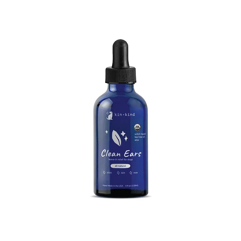 Kin   Kind Dog Clean Ears 4oz