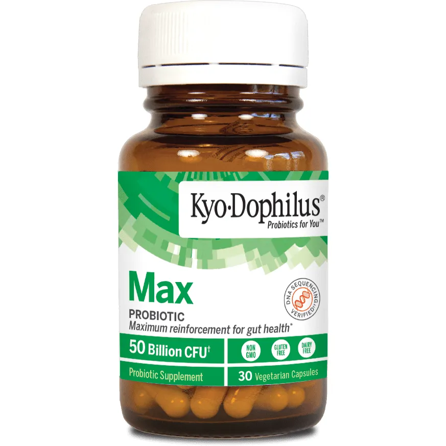 Kyo-Dophilus Max Probiotic 30 caps by Wakunaga