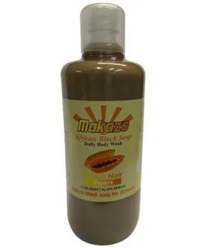 Makazo  Papaya African Black Soap Daily Body Wash