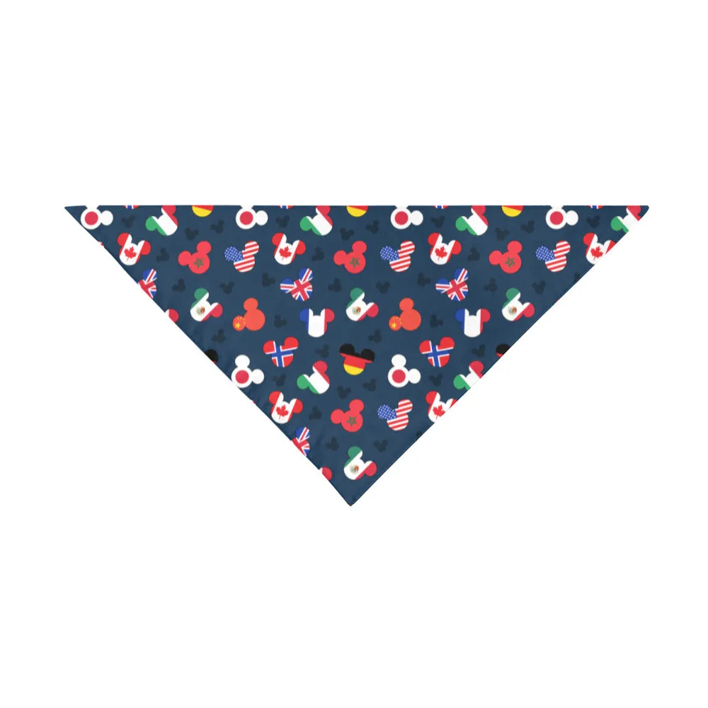 Mickey Flags Pet Dog Bandana