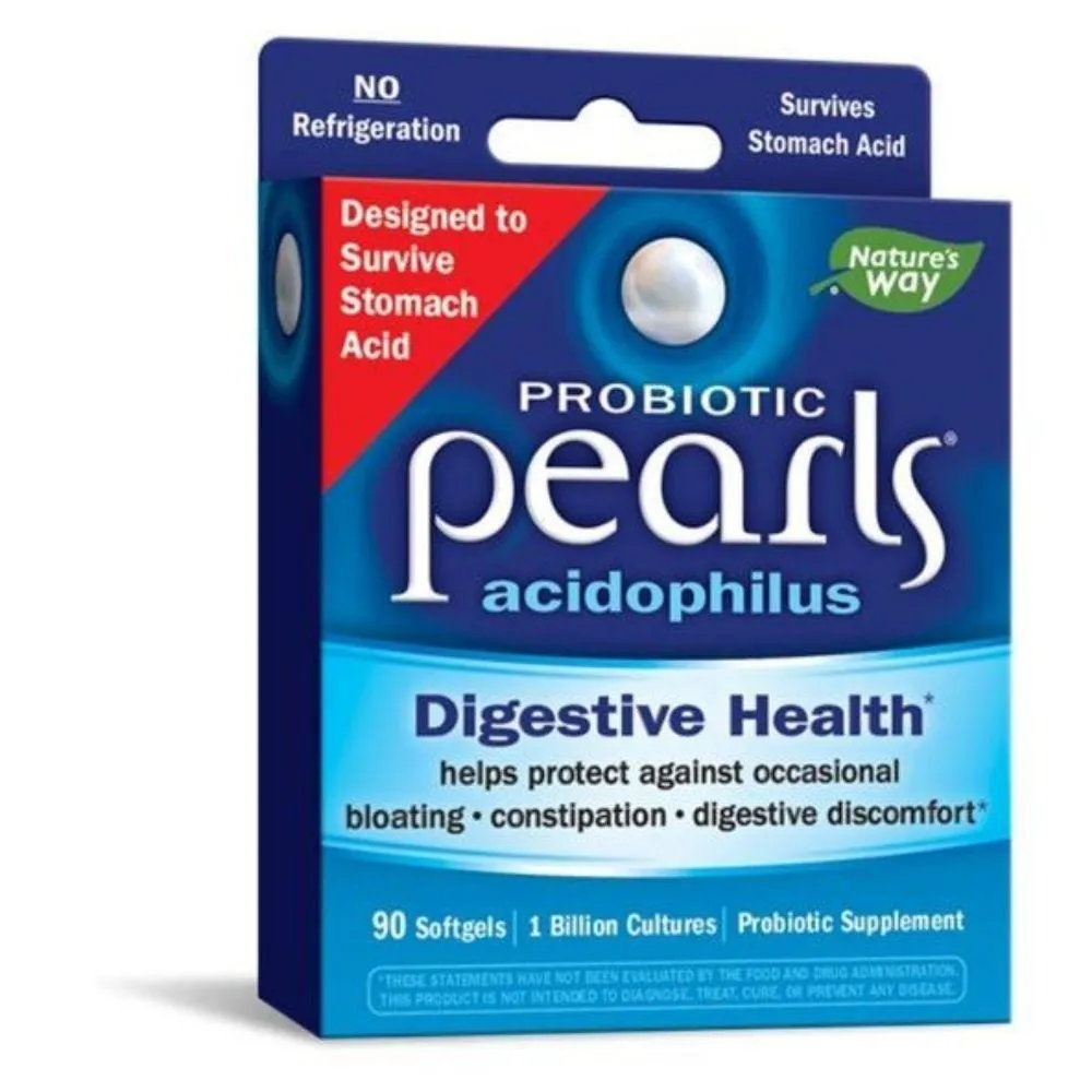 Nature's Way Acidophilus Pearls 90 Pearls (Previously Enzymatic Therapy)