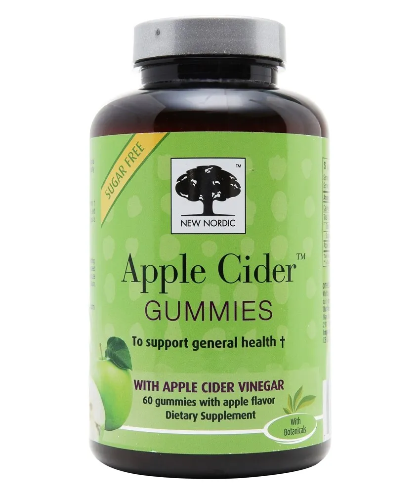 New Nordic Apple Cider Gummies 60