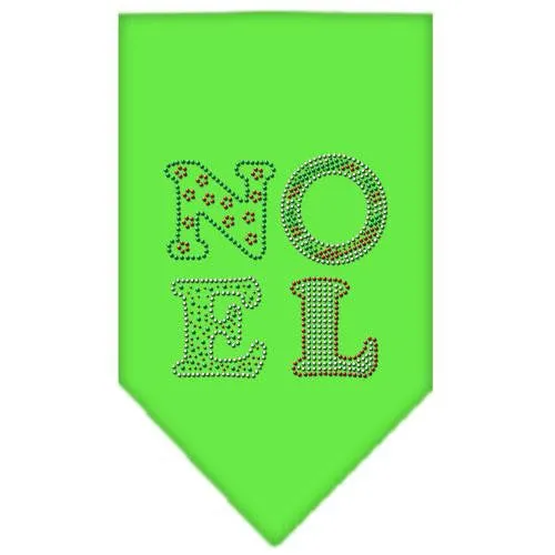 Noel Rhinestone Bandana Lime Green Small