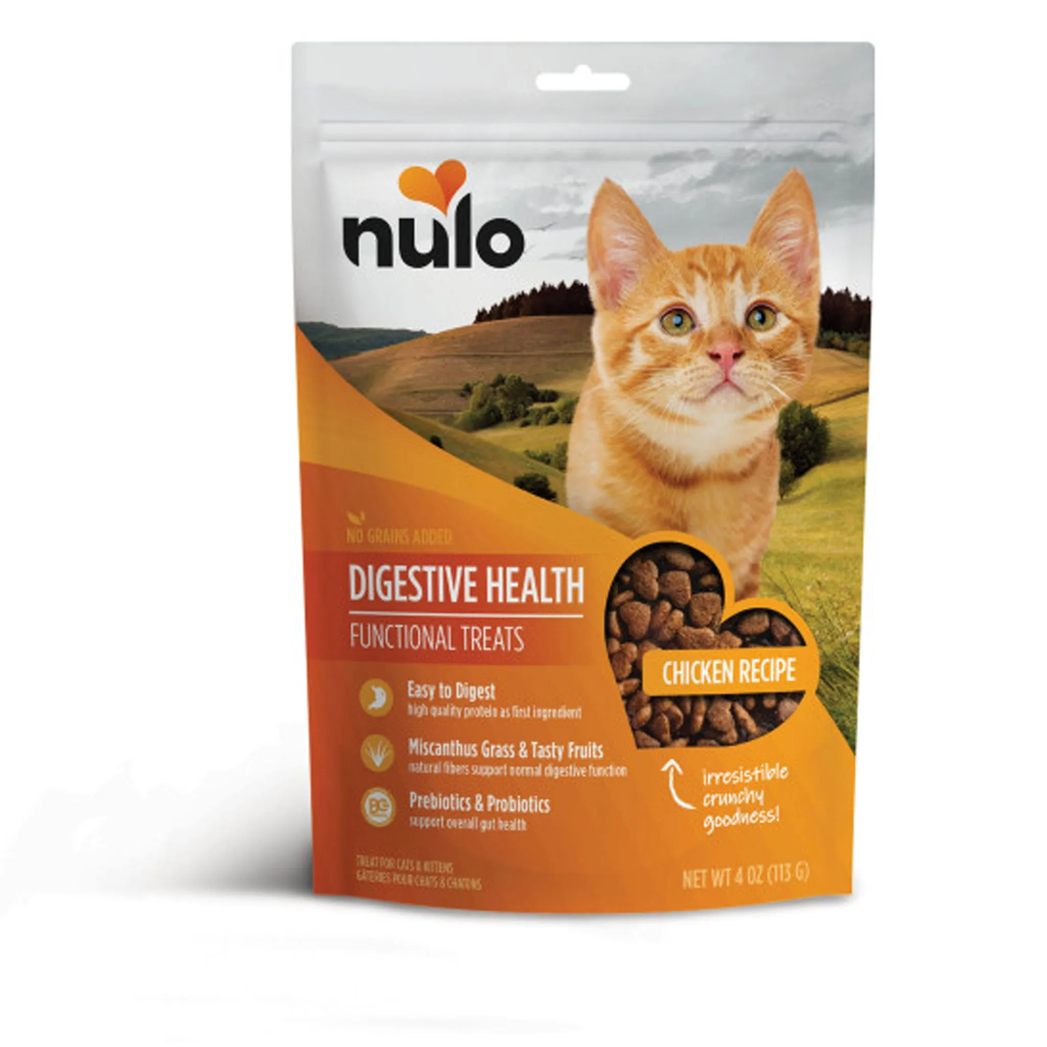 Nulo Digestive Health Functional Cat Treats Chicken 4 oz