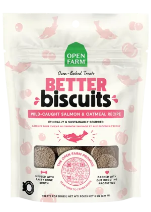 Open Farm - Better Biscuit - Wild-Caught Salmon & Oatmeal Dog Treat