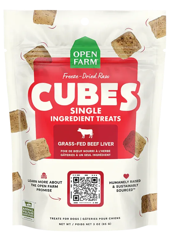 Open Farm - Freeze-Dried Raw - Single Ingredient Beef Liver Dog Treat