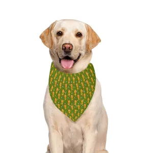 Orange Bird Pet Dog Bandana