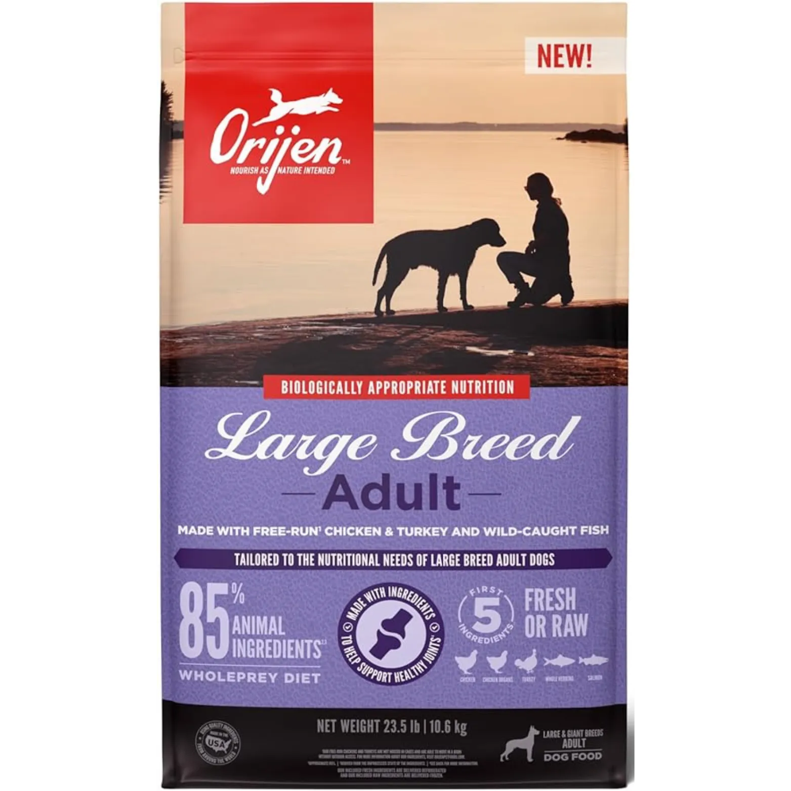 Orijen Large Breed Grain-Free Dry Dog Food