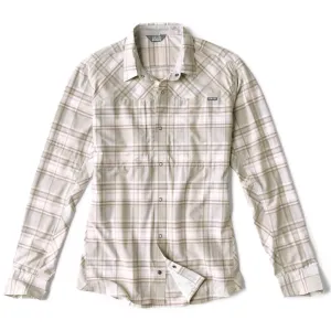 Orvis Men's LS Pro Stretch Shirt/Mist Plaid