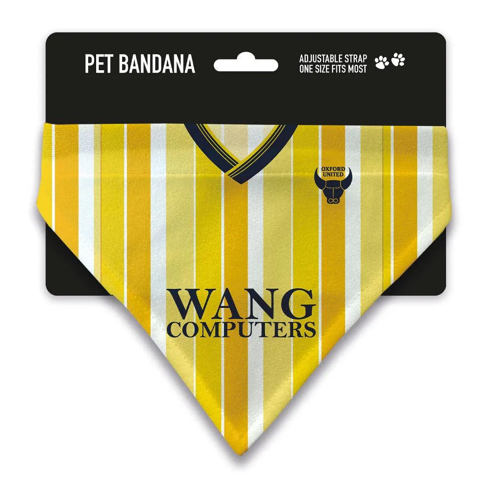 Oxford United 1988 Home Pet Bandana