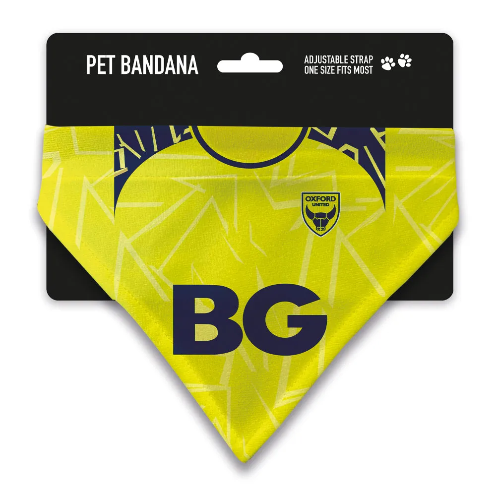 Oxford United 2023 Home Pet Bandana