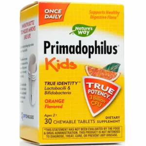 Primadophilus Kids: Orange 30 chewable tablets by Nature's Way