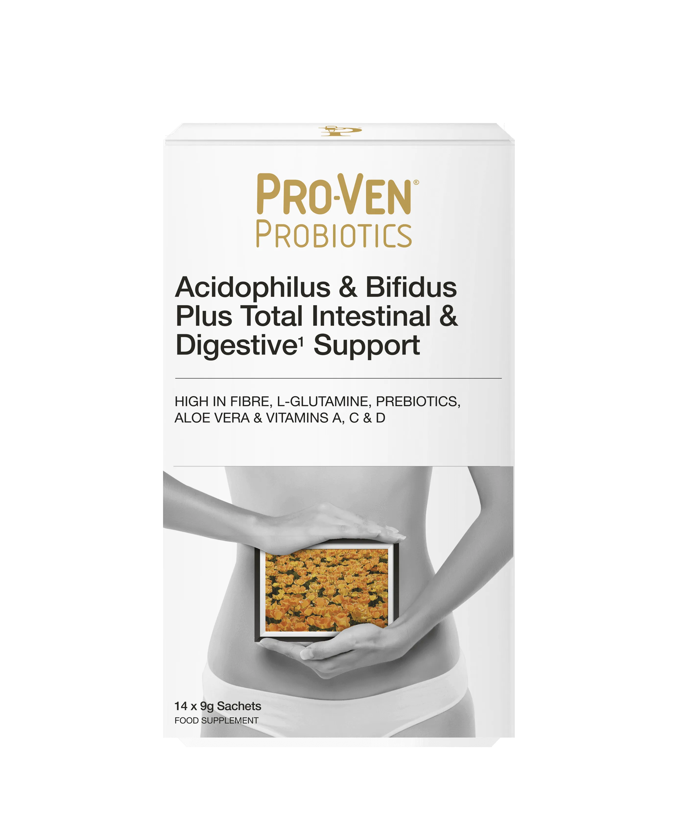 Pro-Ven Acidophilus & Bifidus Plus Total Intestinal & Digestive Support 14 Sachets