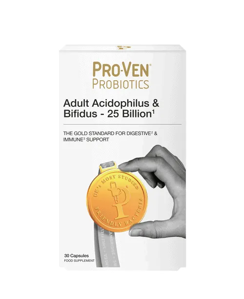 Pro-Ven Adult Acidophilus & Bifdus 25 Billion 30 Capsules