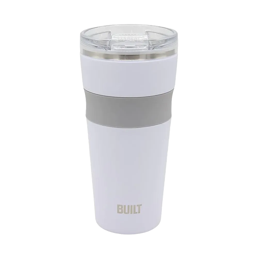 Shasta Double Wall Stainless Steel Tumbler – White – 24oz