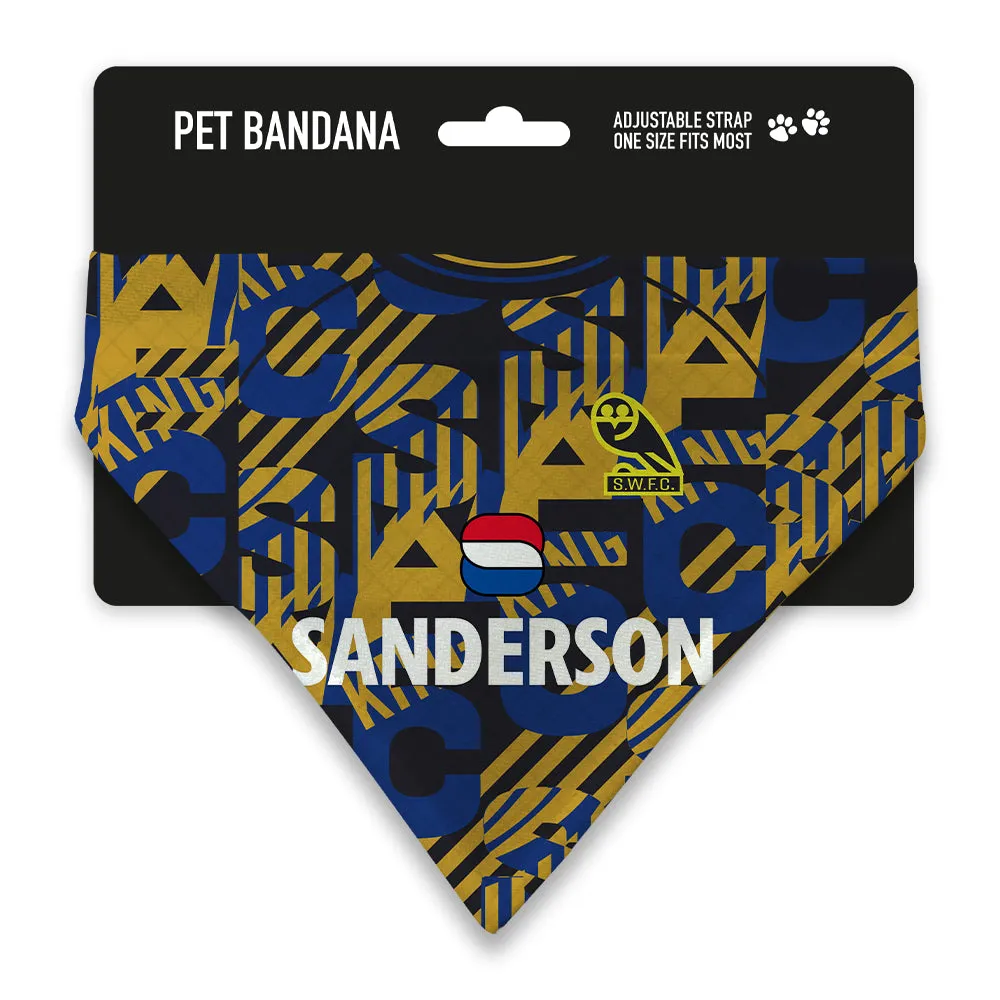 Sheffield Wednesday 1995 GK Pet Bandana