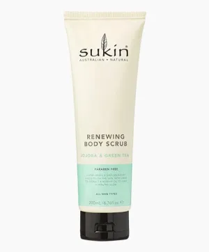 Sukin Natural Skincare Renewing Body Scrub Green Tea And Jojoba