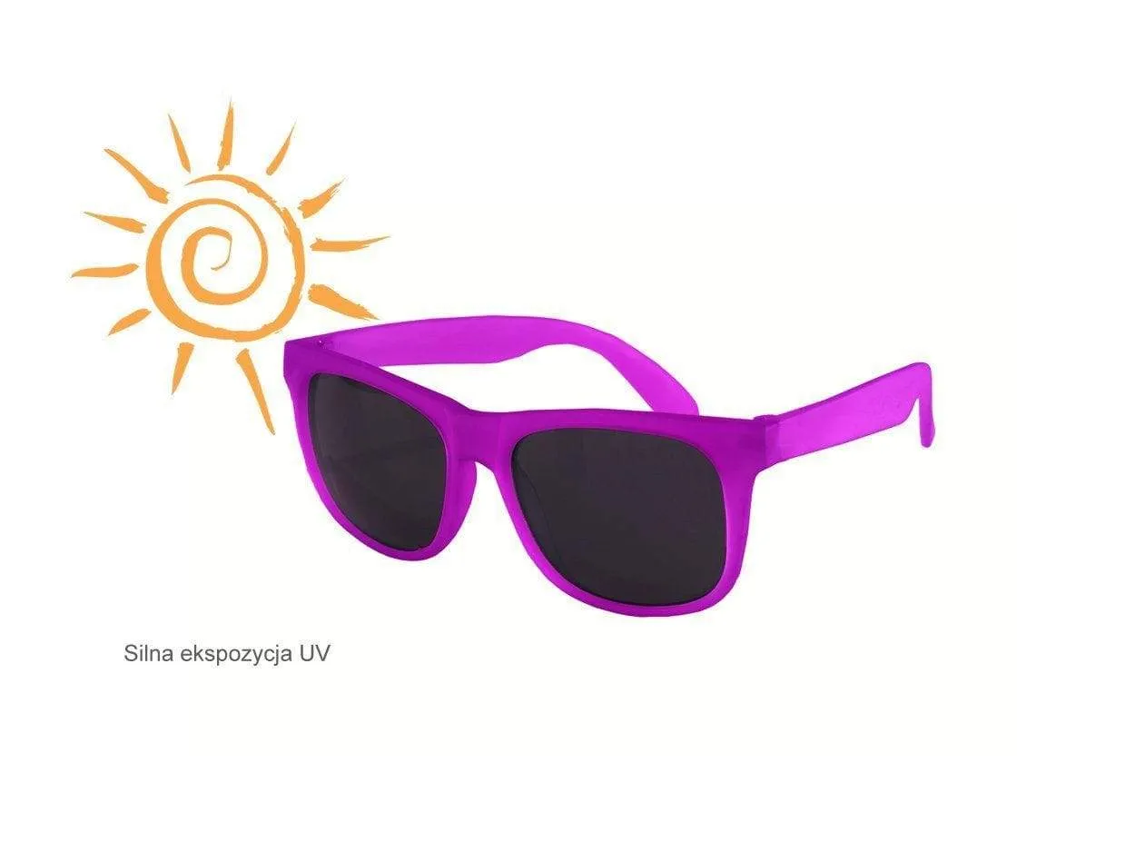 UV Color Changing Children's Sunglasses: Blue-Purple Switch