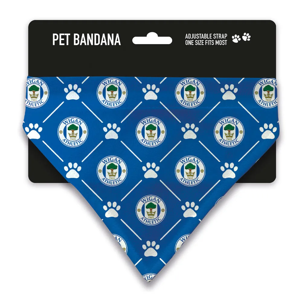 Wigan Athletic Crests Pet Bandana