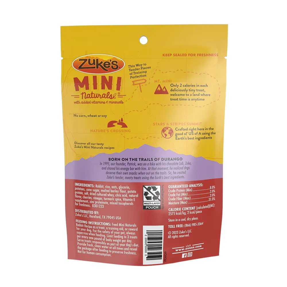 Zuke's Mini Naturals - Rabbit Dog Treats